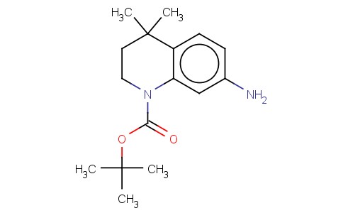 7-AMINO-4,4-DIMETHYL-3,4-DIHYDRO-2H-QUINOLINE-1-CARBOXYLIC ACID TERT-BUTYL ESTER